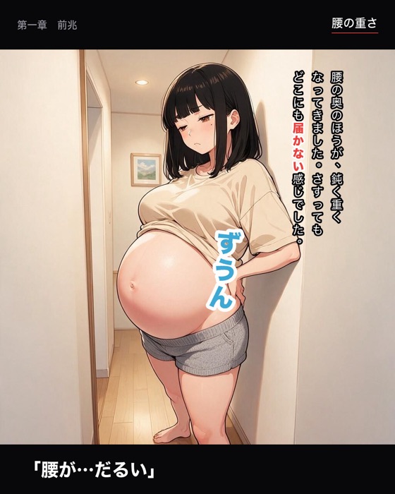 臨月妻の陣痛記録|CG集 全172枚 サンプル1