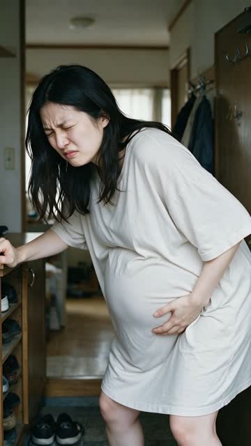 玄関でいきなり陣痛...！