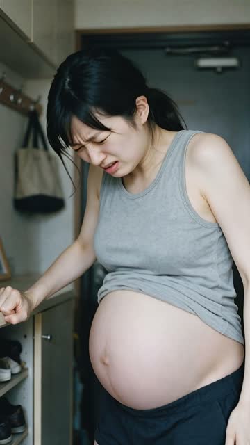 玄関でいきなり陣痛...！