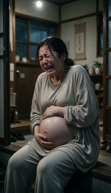 人妻の出産。とろけた表情がそそる…どう？
