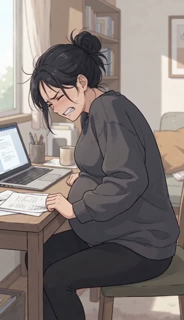 職場のデスクで、急に。誰にも言えない出産。