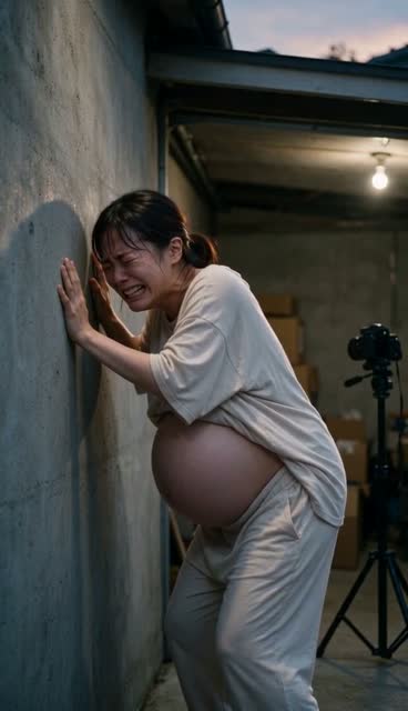 必死にいきむ若妻…どう？