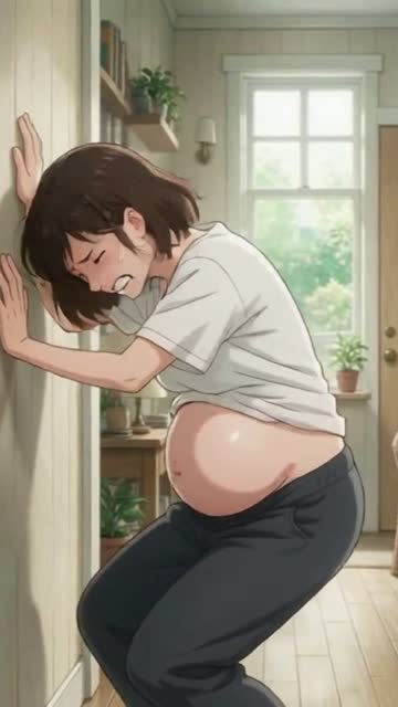 壁につかまるしかない…陣痛の波