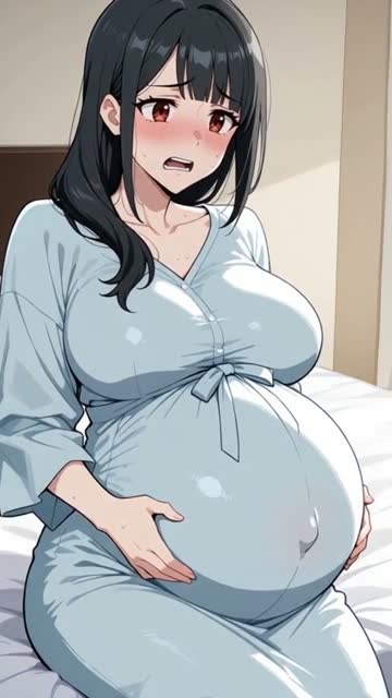 手描きの若妻の出産…わかる人にはわかる。
